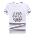 t shirt versace multicolore crystal gold medusa broderie